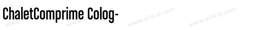ChaletComprime Colog字体转换